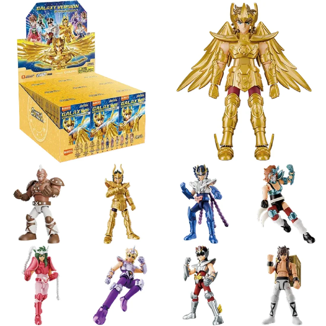 Blokees Saint Seiya Display - Galaxy Version(GV) 01-The Legacy of Sagittarius (9 in 1) - Image 2