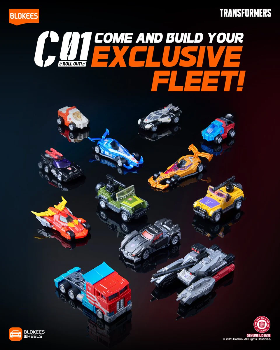 Blokees Wheels Transformers C01 Auto Prime Figure Blind Box