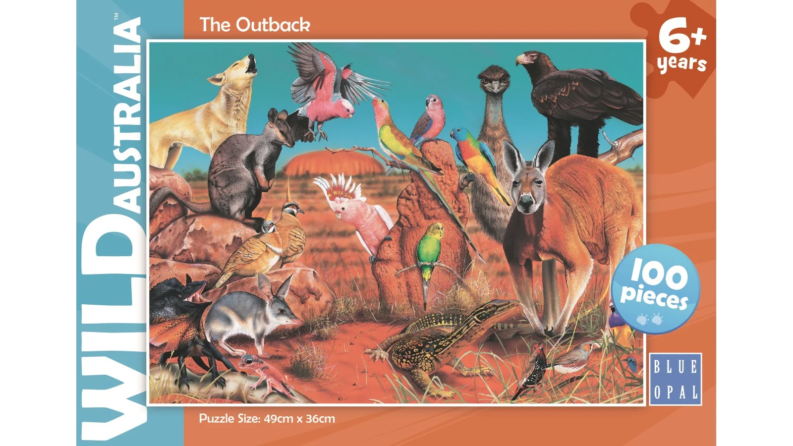 Blue Opal - Wild Aust The Outback 100 Piece Puzzle - Image 2
