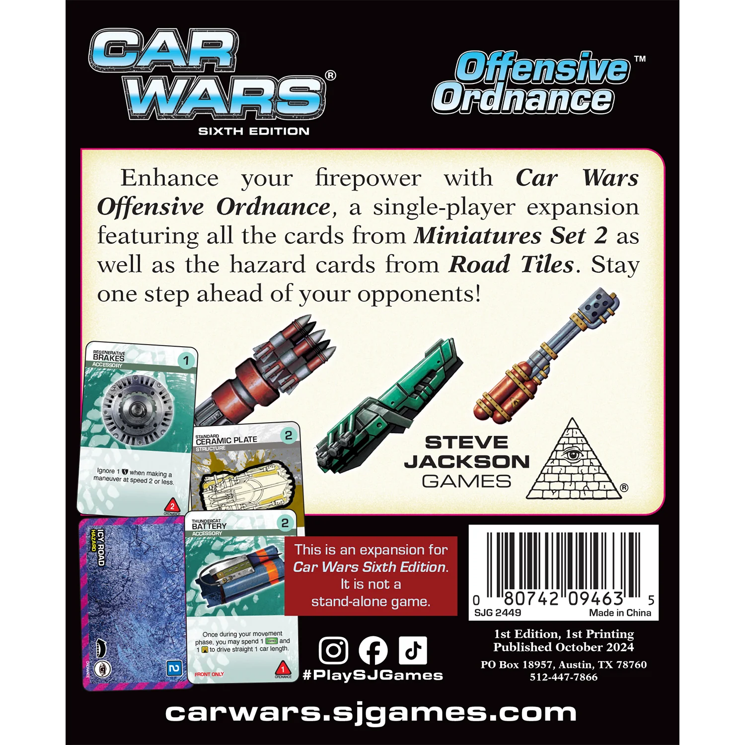 Car Wars Offensive Ordnance - Image 2