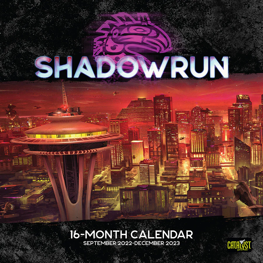 Catalyst Game Labs Shadowrun RPG: 16-Month Calendar Game Maps