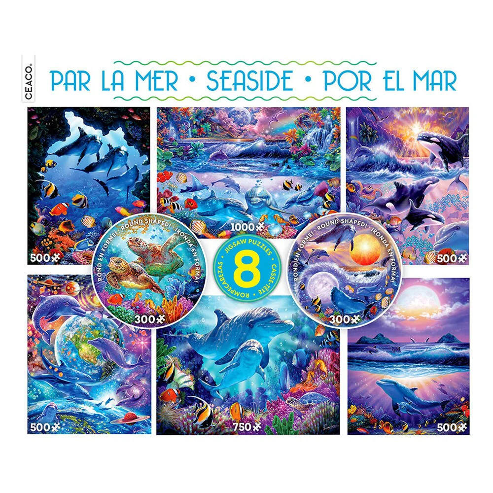 Ceaco - Ceaco Multipack 8-In-1 Seaside