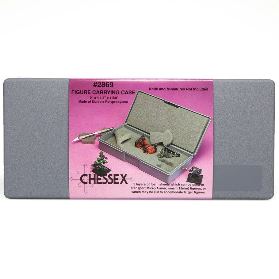 Chessex Figure Carrying Case Small with 3 Uncut Foam Layers