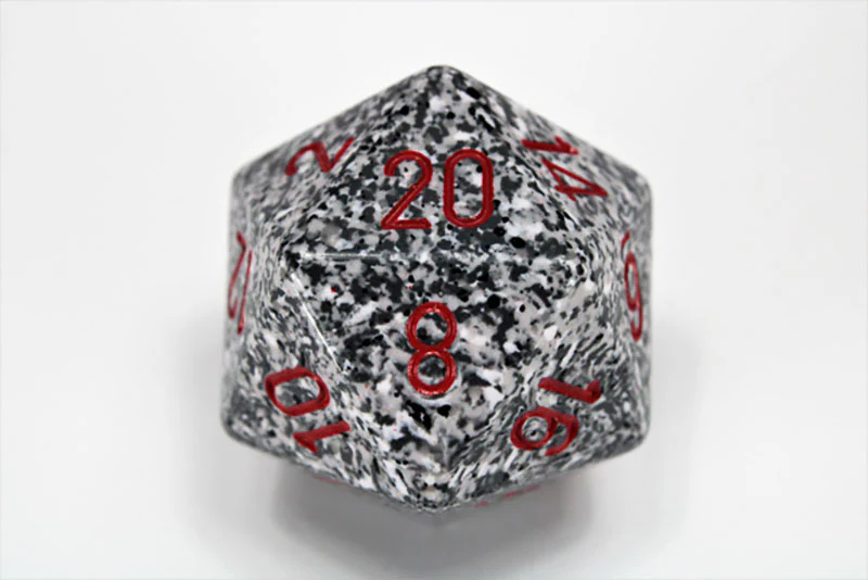 Chessex - Speckled Granite 34mm d20 Dice
