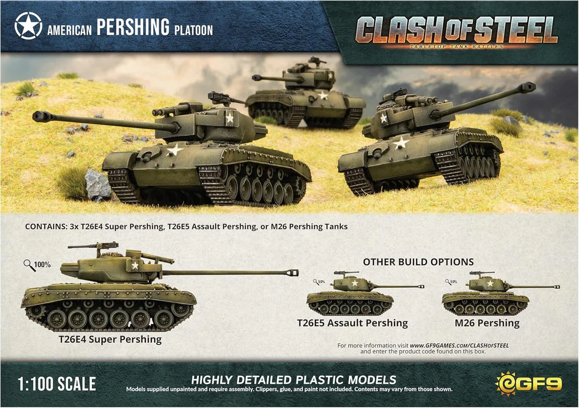 Clash of Steel: M26 Pershing Tank Platoon (CSU03) - Image 2