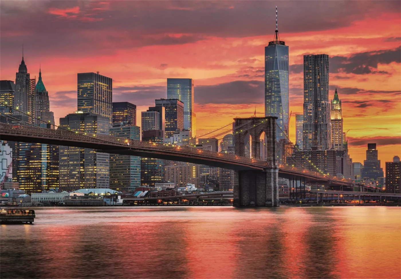 Clementoni - East River At Dusk 1500 Piece Puzzle High Quality - Image 2