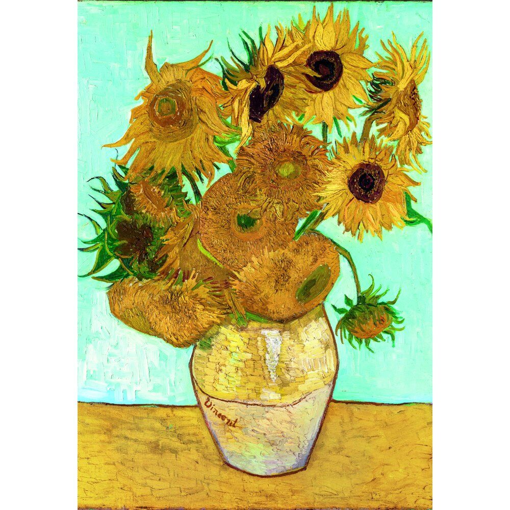 Clementoni - Museum Collection - Sunflowers - 1000 Piece Jigsaw Compact Box - Image 2