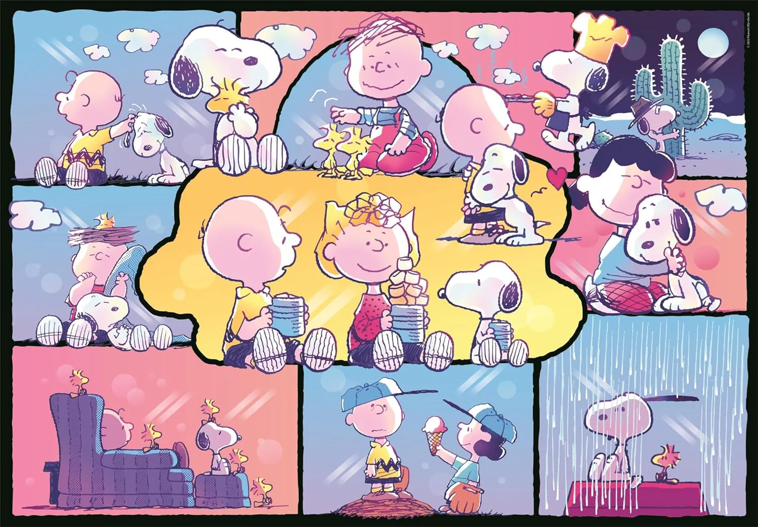 Clementoni - Puzzle Peanuts 75 Years Poster Included 1000 Pieces - Image 2