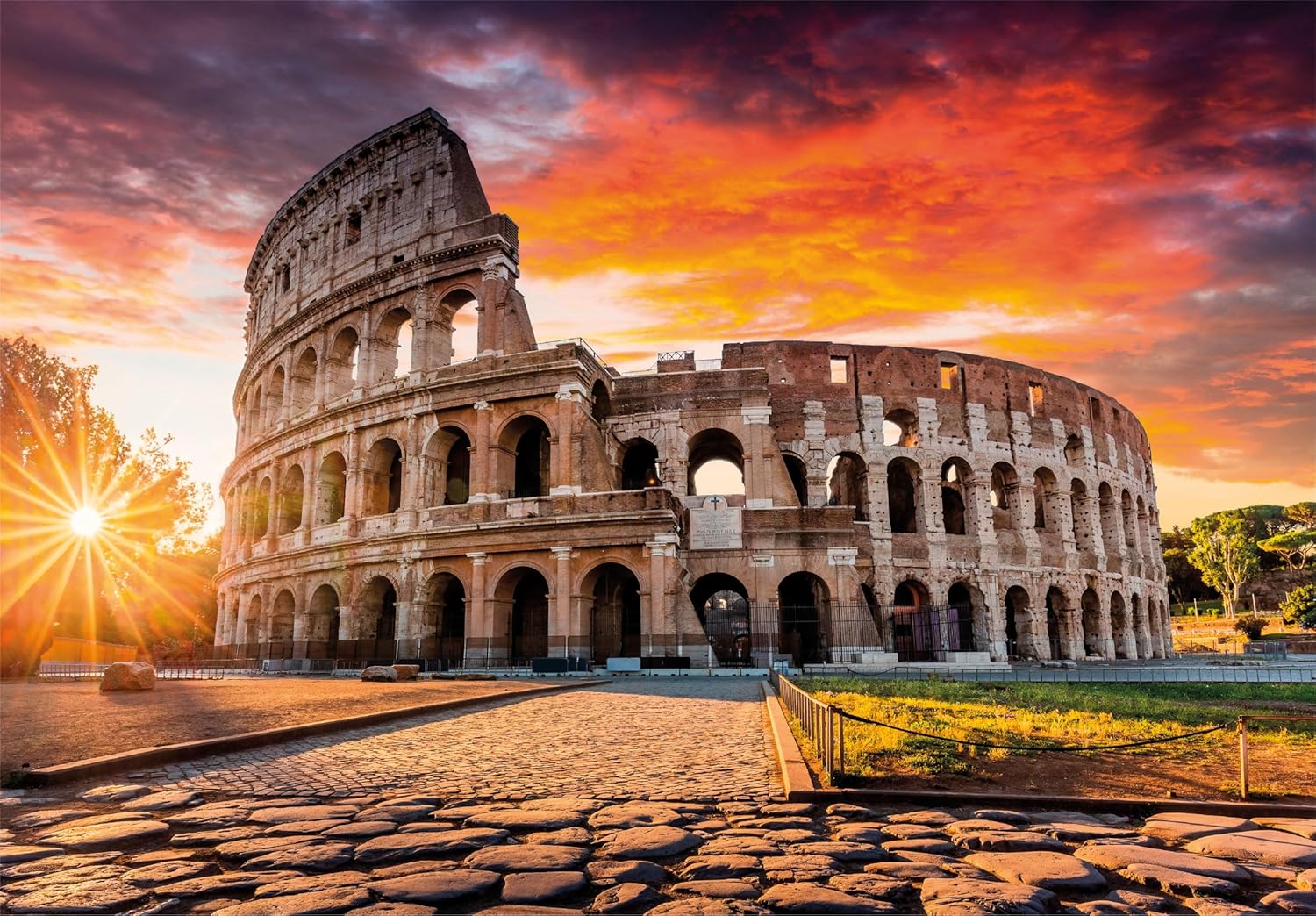 Clementoni - Roman Sunset 1000 Piece Puzzle High Quality - Image 2