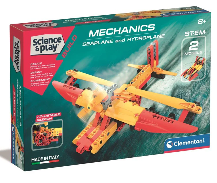 Clementoni Science & Play Machanics Lab: Seaplane & Hydroplane Scientific Kit