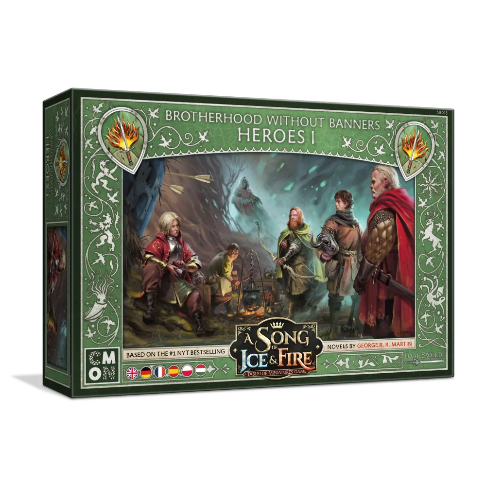 CMON A Song of Ice & Fire: Brotherhood Without Banners – Heroes 1 Miniatures Game