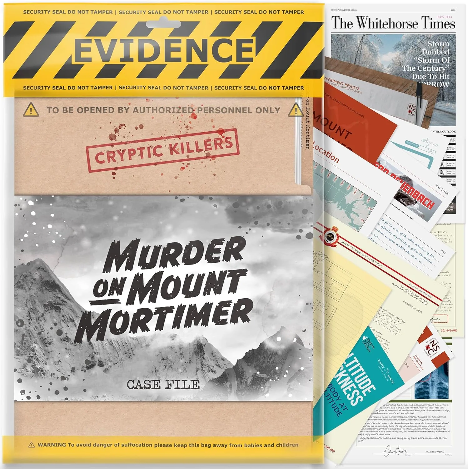 Cryptic Killers Murder on Mount Mortimer Case File