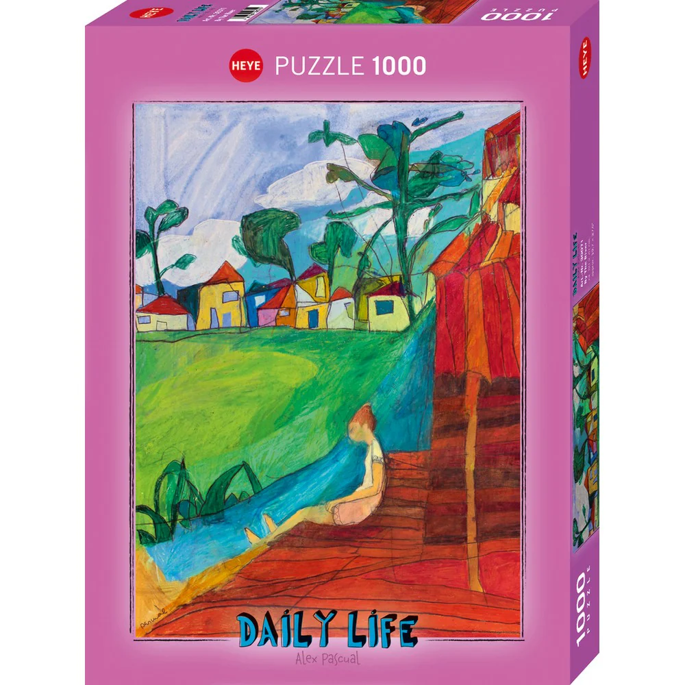 Daily Life By The River 1000 Piece Puzzle