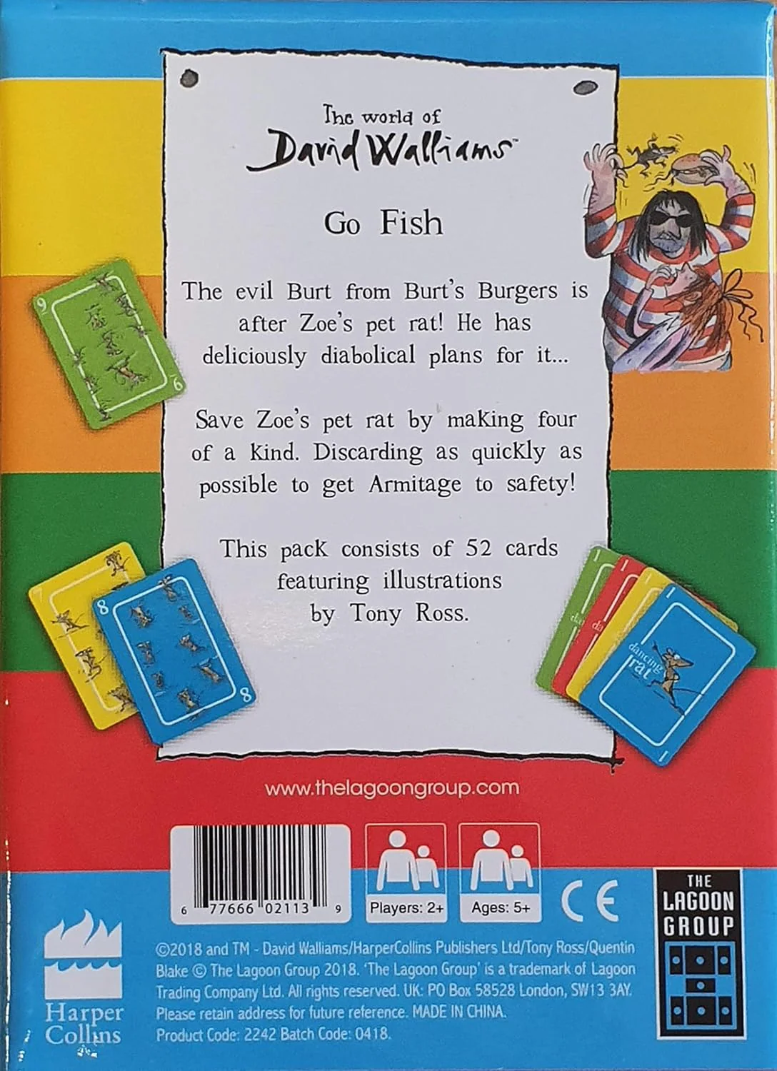 David Walliams Go Fish Card Game - Image 2