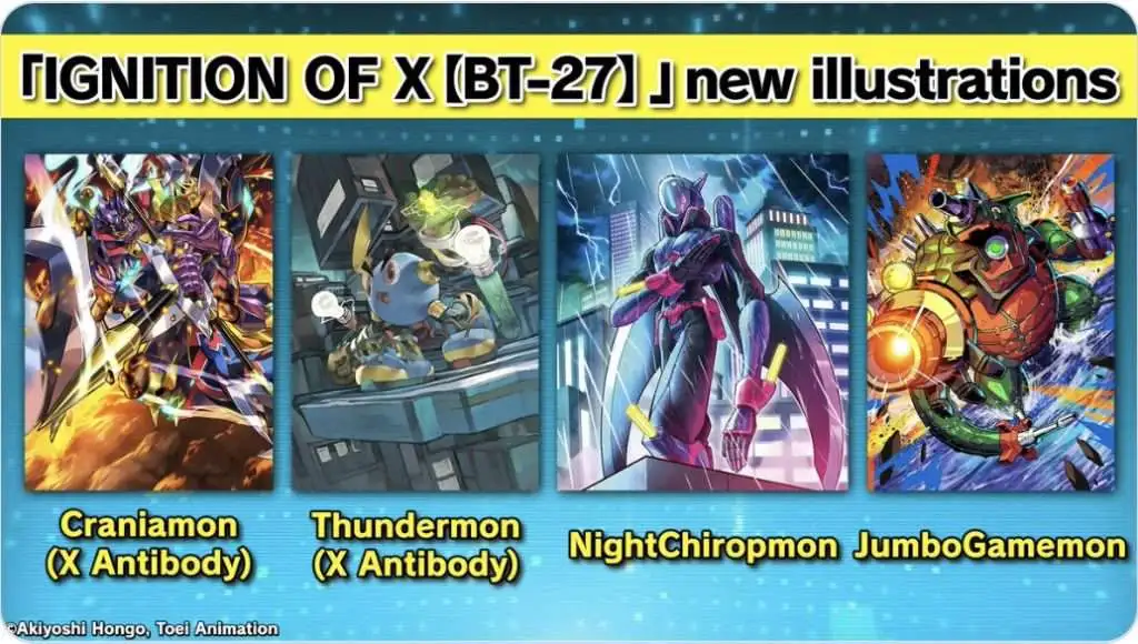 Digimon Card Game - Ignition of X BT-27 Booster Box (Preorder)