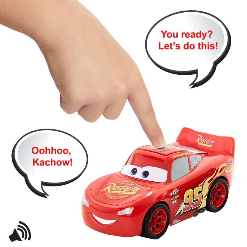 Disney and Pixar Cars Track Talkers Lightning McQueen Car Toy - Image 3