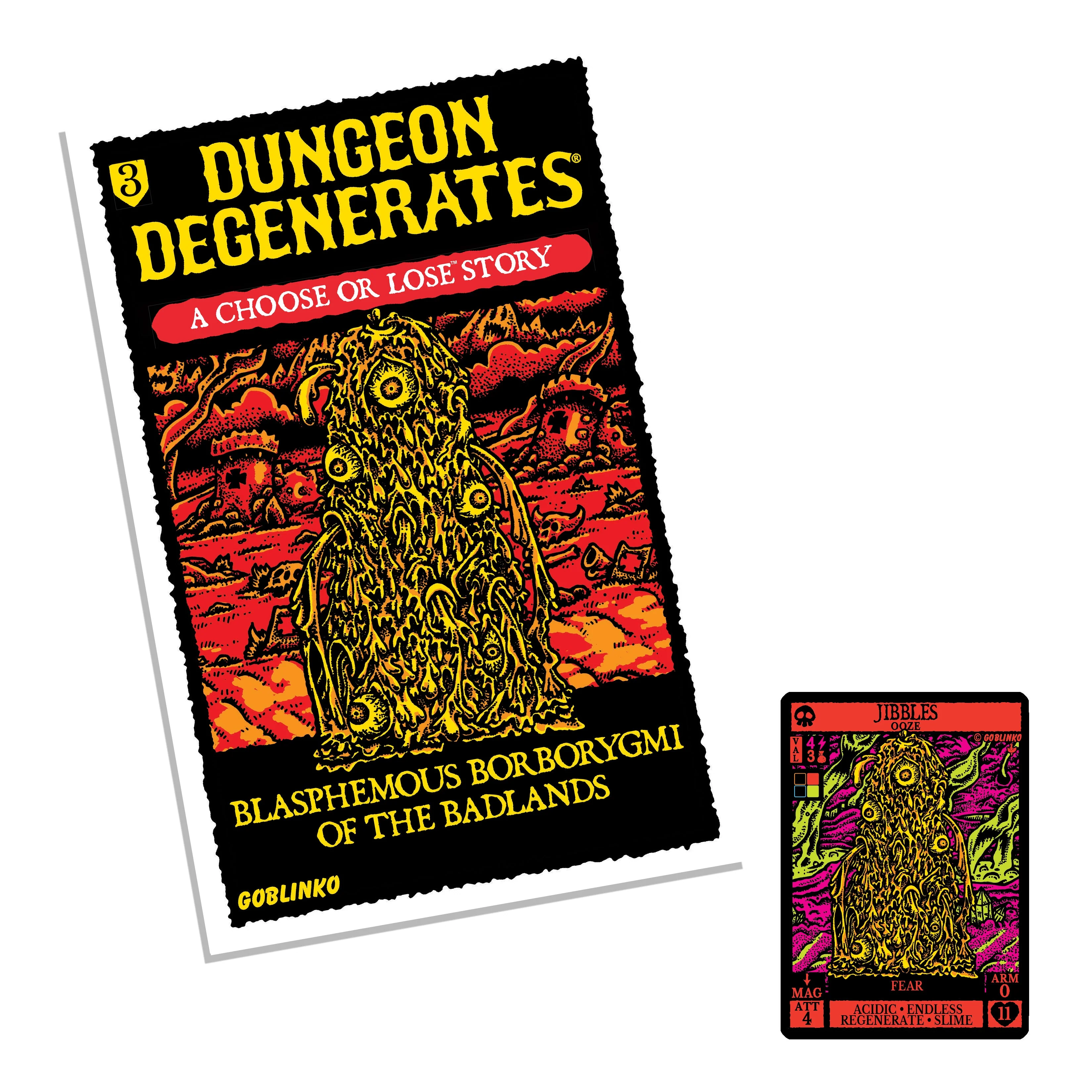 Dungeon Degenerates: Choose or Lose 3 - Blasphemous Borborygmi of the Badlands Book - Image 3