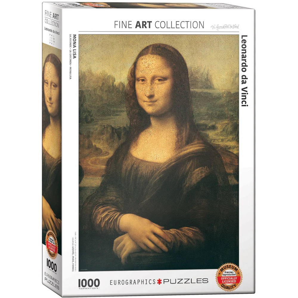 Eurographics - Da Vinci -  Mona Lisa 1000 Piece Puzzle