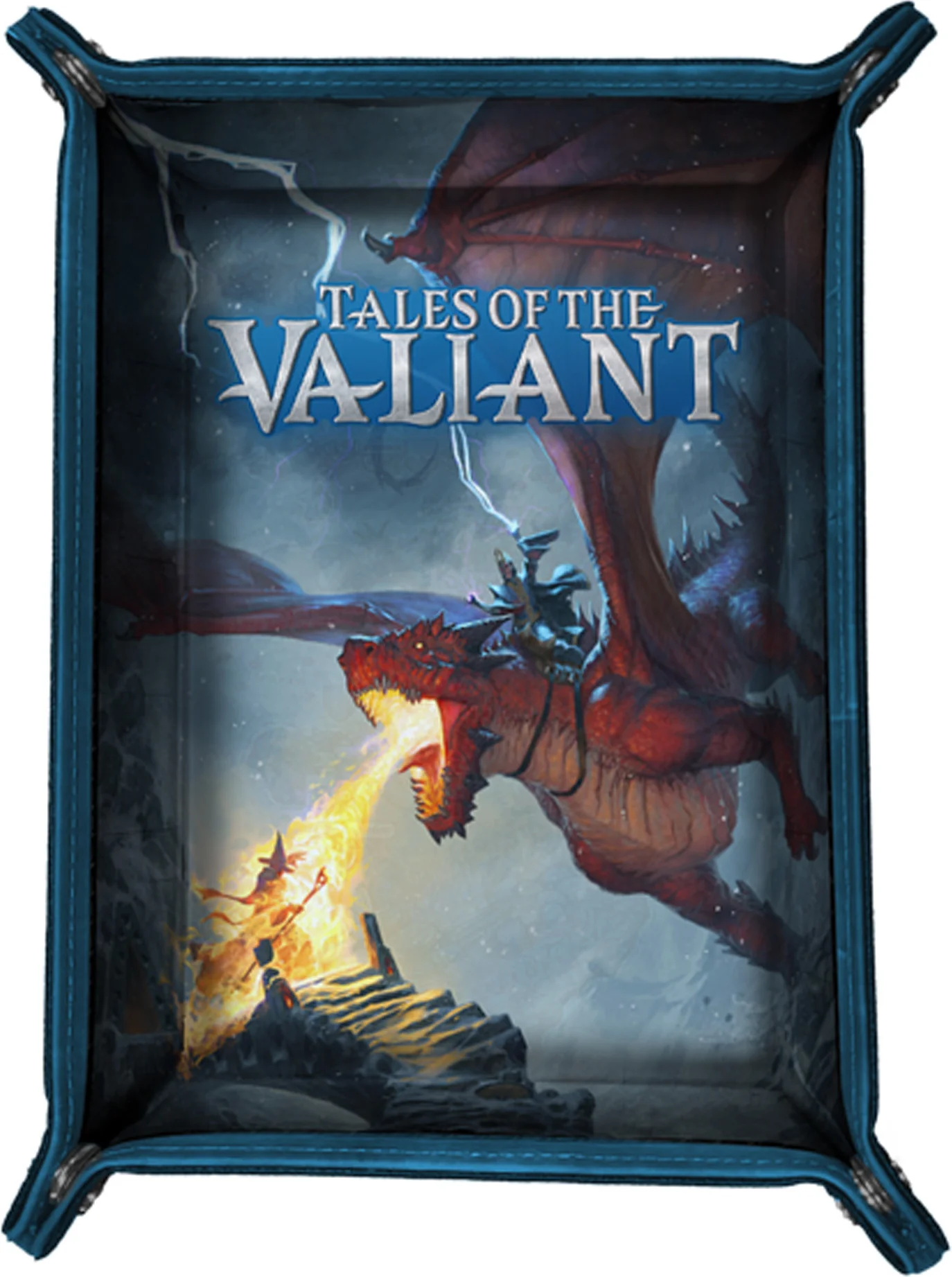 FanRoll by Metallic Dice Games - MDG Tales of the Valiant Fold Up Dice Tray - Image 2