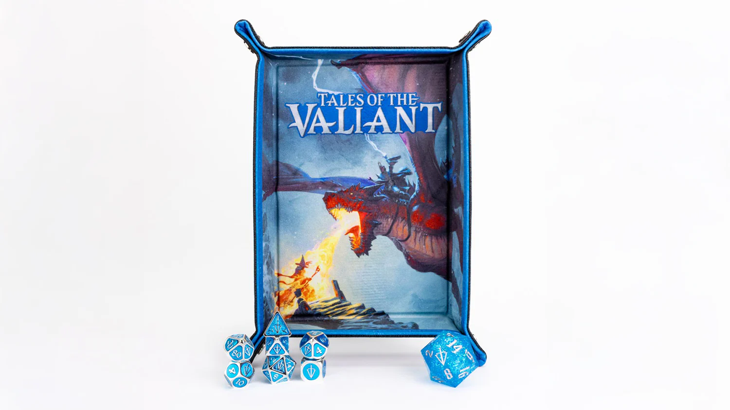 FanRoll by Metallic Dice Games - MDG Tales of the Valiant Fold Up Dice Tray - Image 5