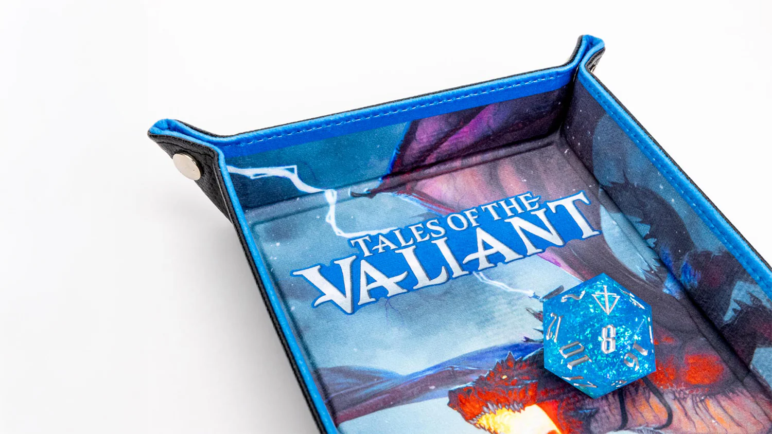 FanRoll by Metallic Dice Games - MDG Tales of the Valiant Fold Up Dice Tray - Image 6