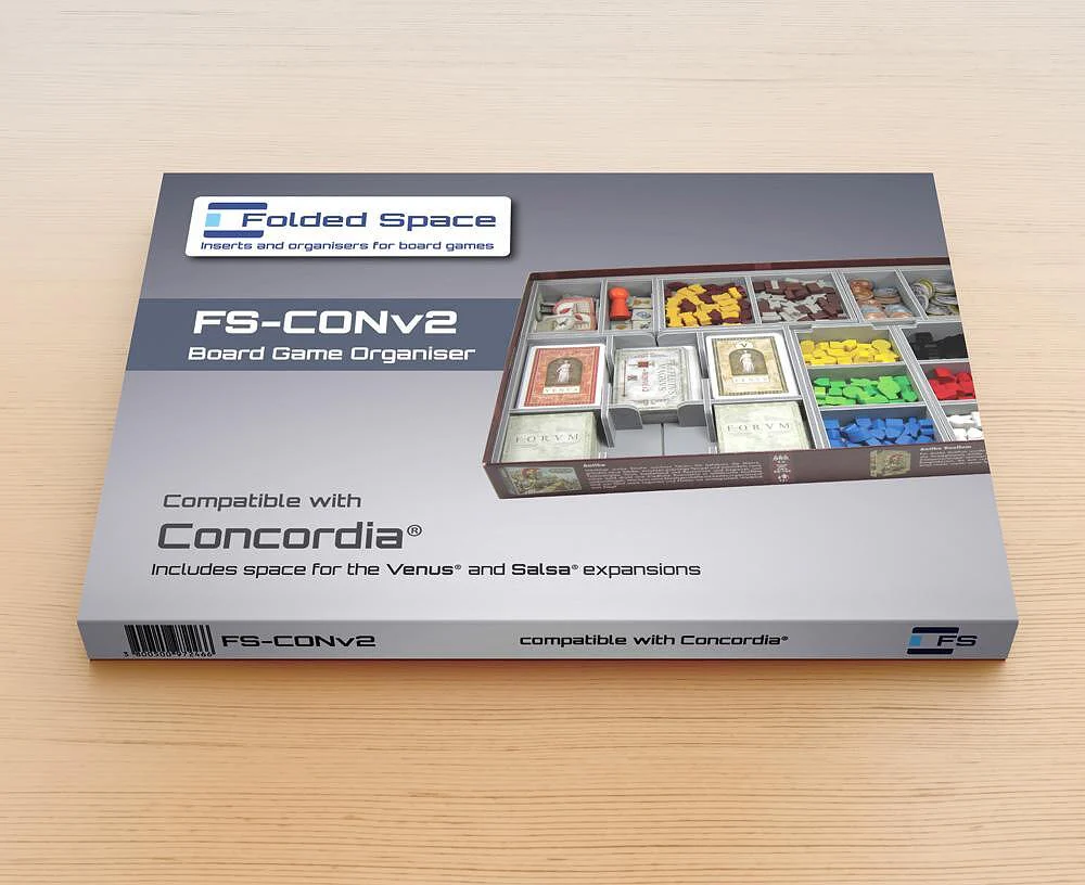 Folded Space - Game Inserts for Concordia