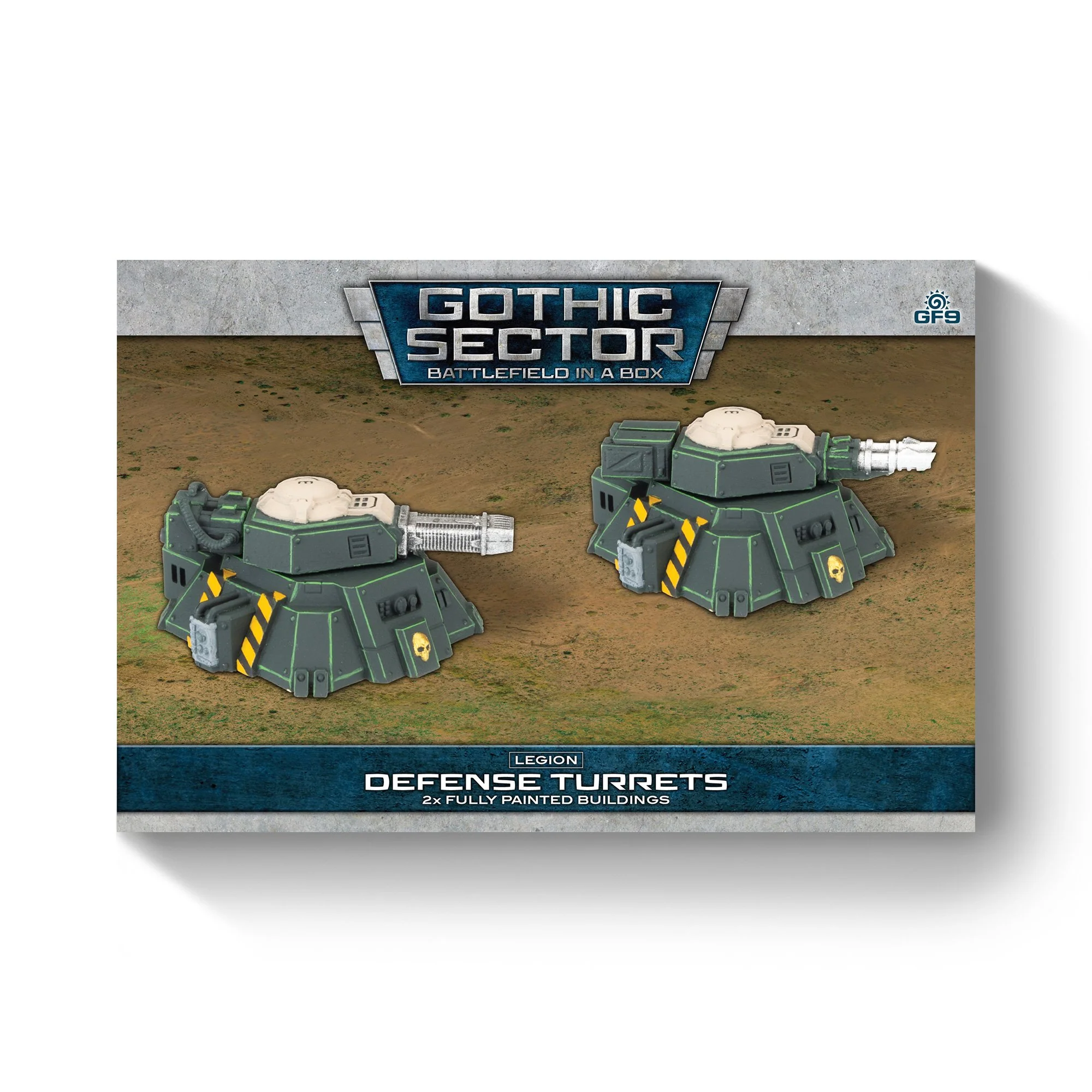 Gale Force Nine Battlefield in a Box: Gothic Sector - Legion: Defense Turrets - Image 3