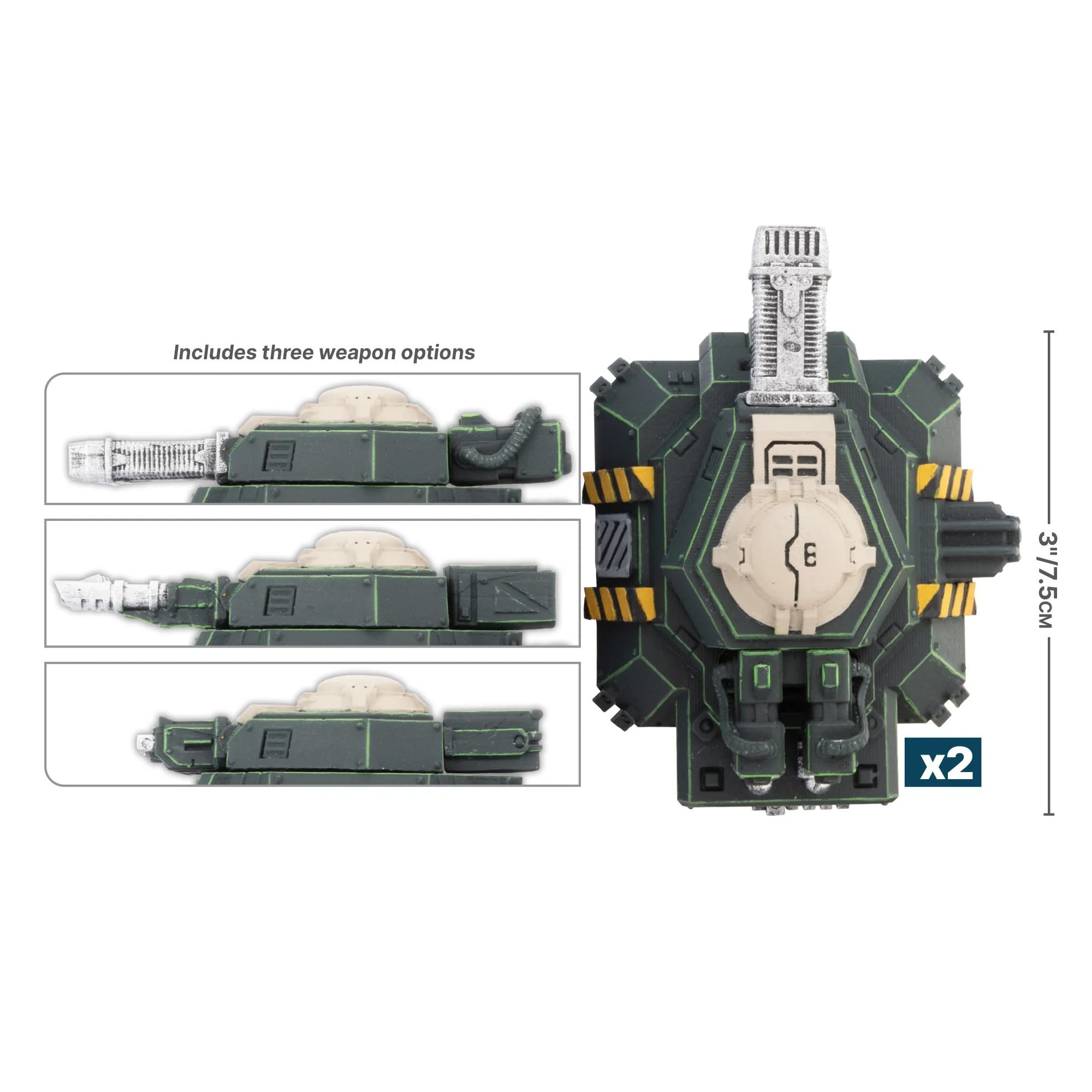Gale Force Nine Battlefield in a Box: Gothic Sector - Legion: Defense Turrets - Image 4
