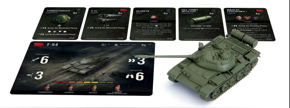 Gale Force Nine World of Tanks Wave 10 Soviet T-54 Miniature - Image 2