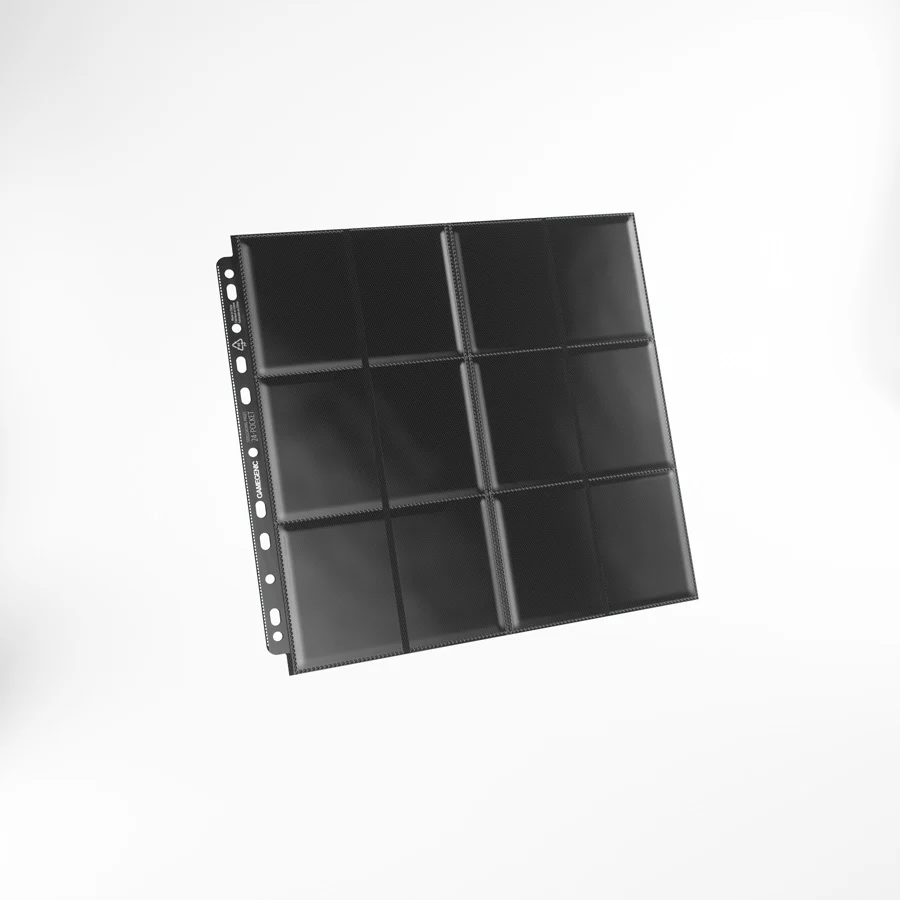 Gamegenic - 24-Pocket Side-Loading Pages 10-Piece Set - Black - Image 2