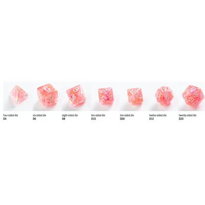 Gamegenic Candy-like Series - Peach - RPG Dice Set (7 Dice Set) - Image 2
