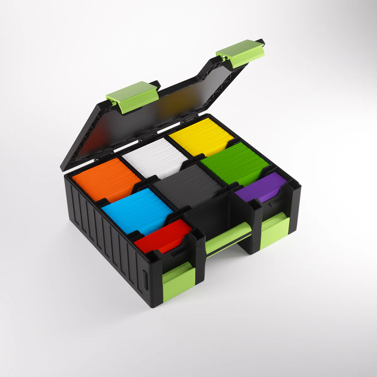 Gamegenic - Game Castle for Cards and Gaming Accessories - Black/Green - Image 4