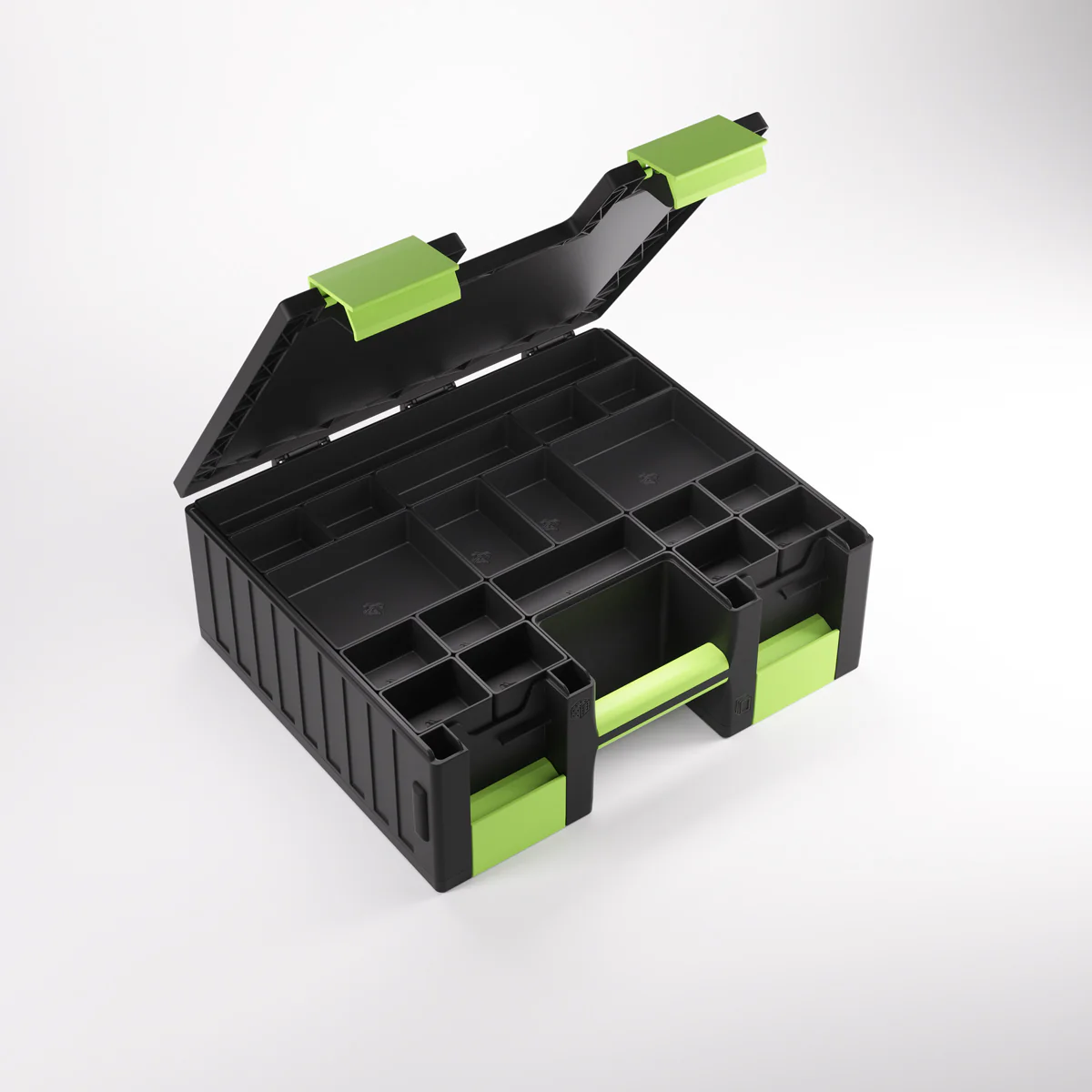 Gamegenic - Game Castle for Cards and Gaming Accessories - Black/Green - Image 5