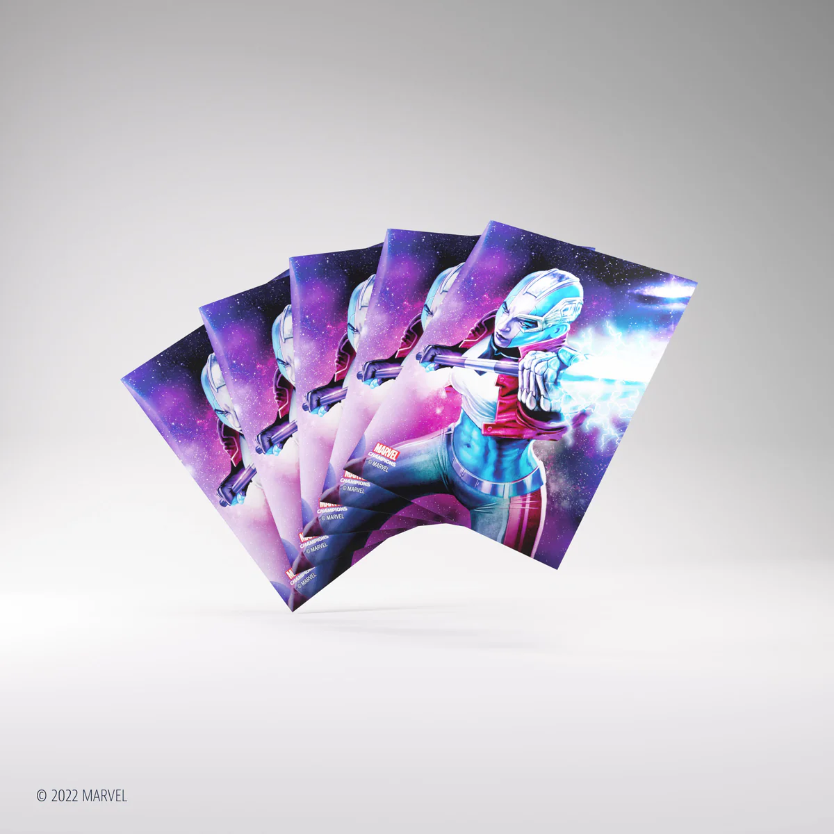 Gamegenic - Marvel Champions Fine Art Sleeves 66 mm x 92 mm - Nebula - Image 3