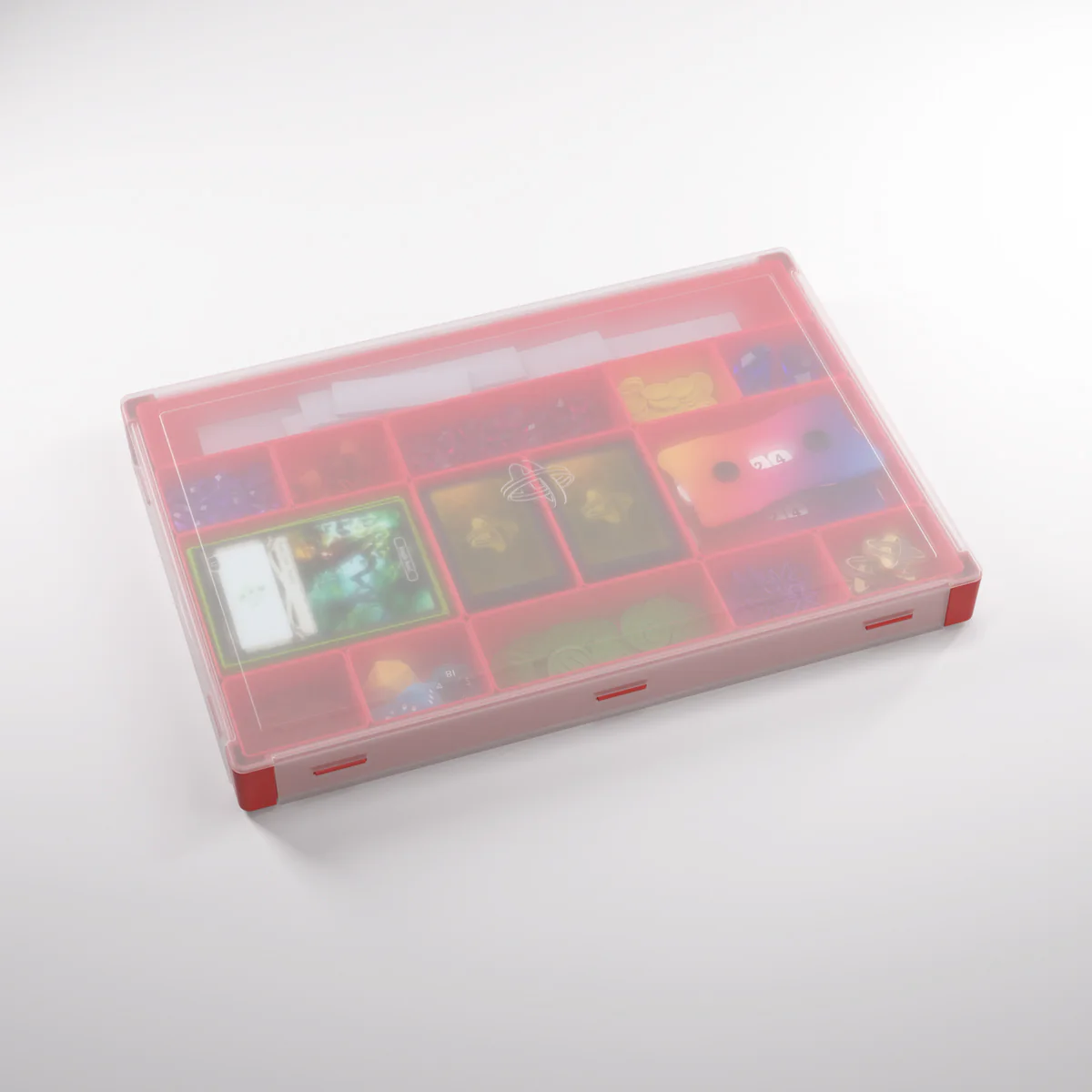 Gamegenic - Silo XL Convertible Token Box 312 mm x 212 mm x 32 mm - Red - Image 4