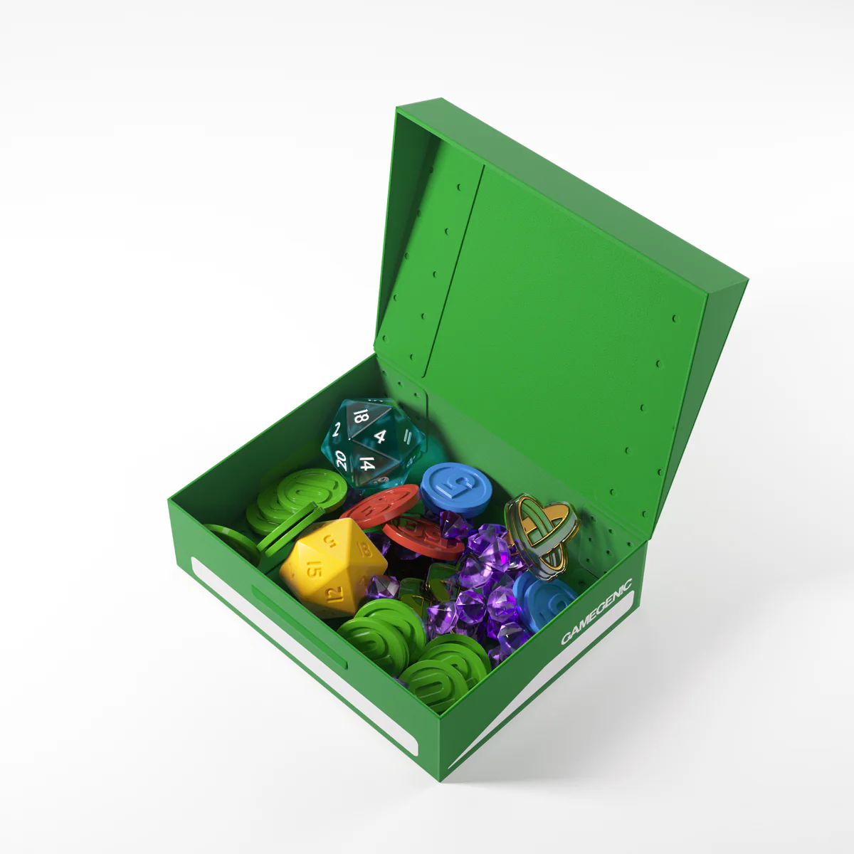 Gamegenic - Token Holder 105 mm x 80 mm x 30 mm - Green - Image 5