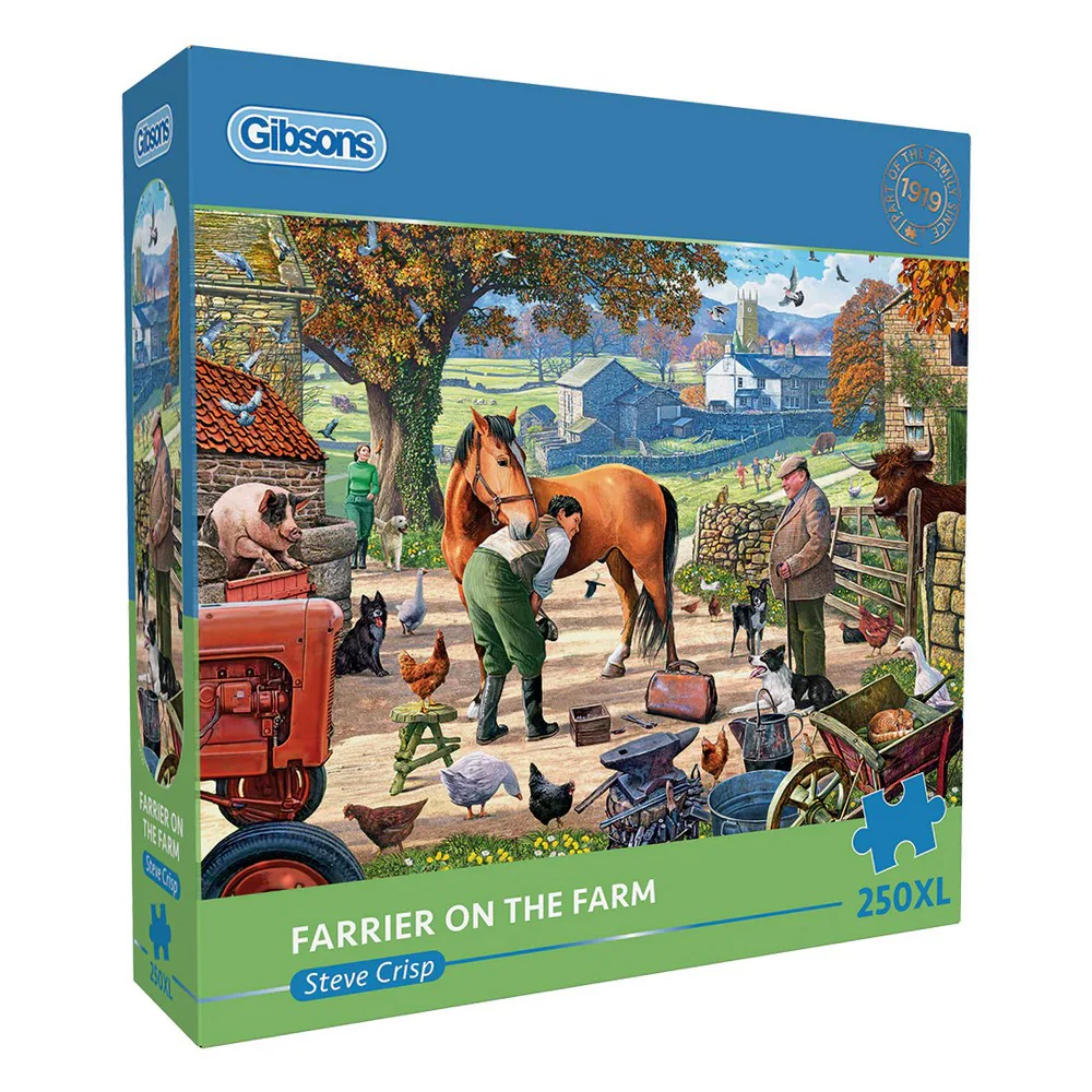 Gibsons - Farrier On The Farm 250 Piece Puzzle