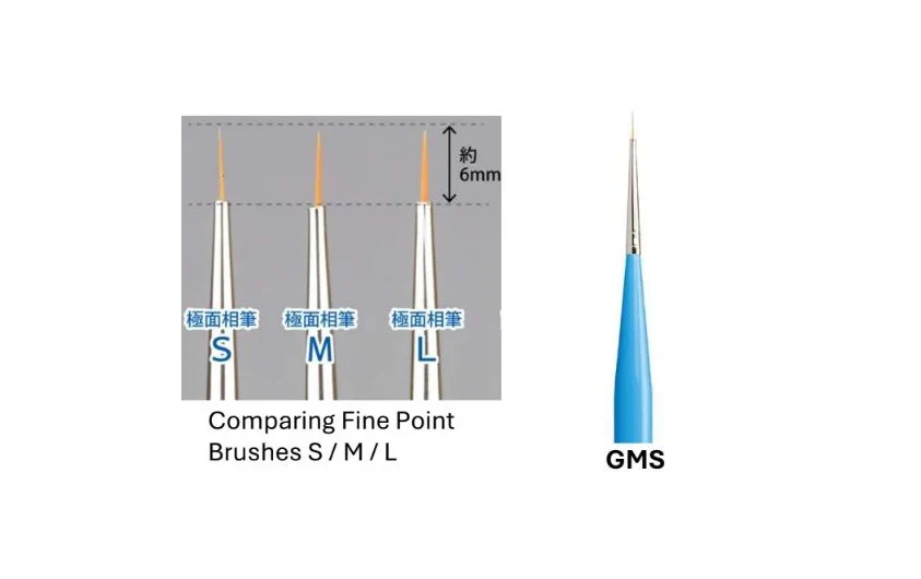GodHand Brushwork PRO Fine Point Brush Small