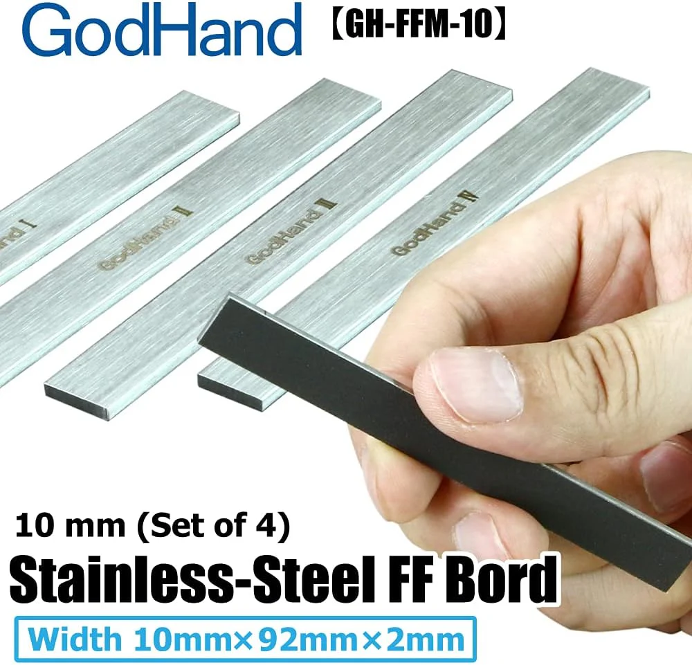 GodHand - Stainless-Steel FF Backing Boards 4-Piece Set 10mm - Image 2
