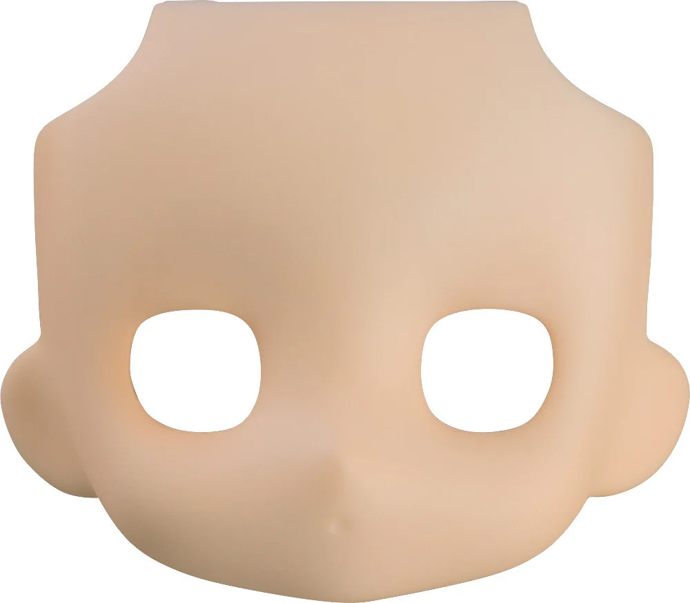 Good Smile Company Nendoroid Doll: Customizable Narrowed Eyes without Makeup Face Plate, Almond Milk