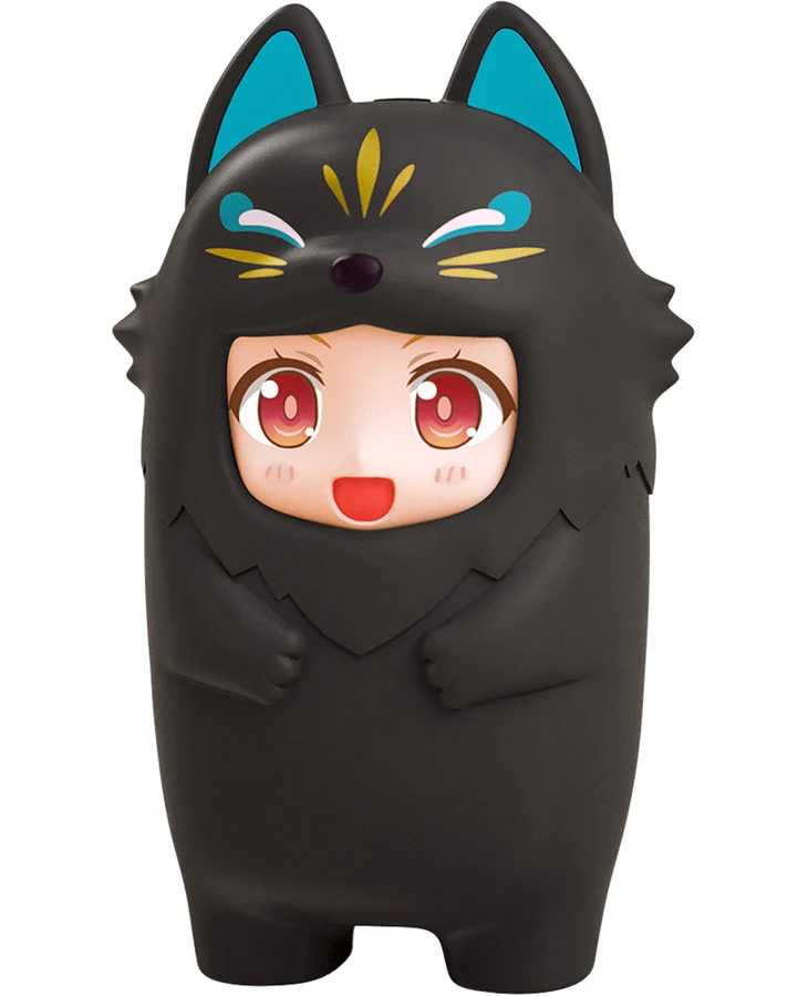 Good Smile Company Nendoroid More: Kigurumi Face Parts Case (Black Kitsune)