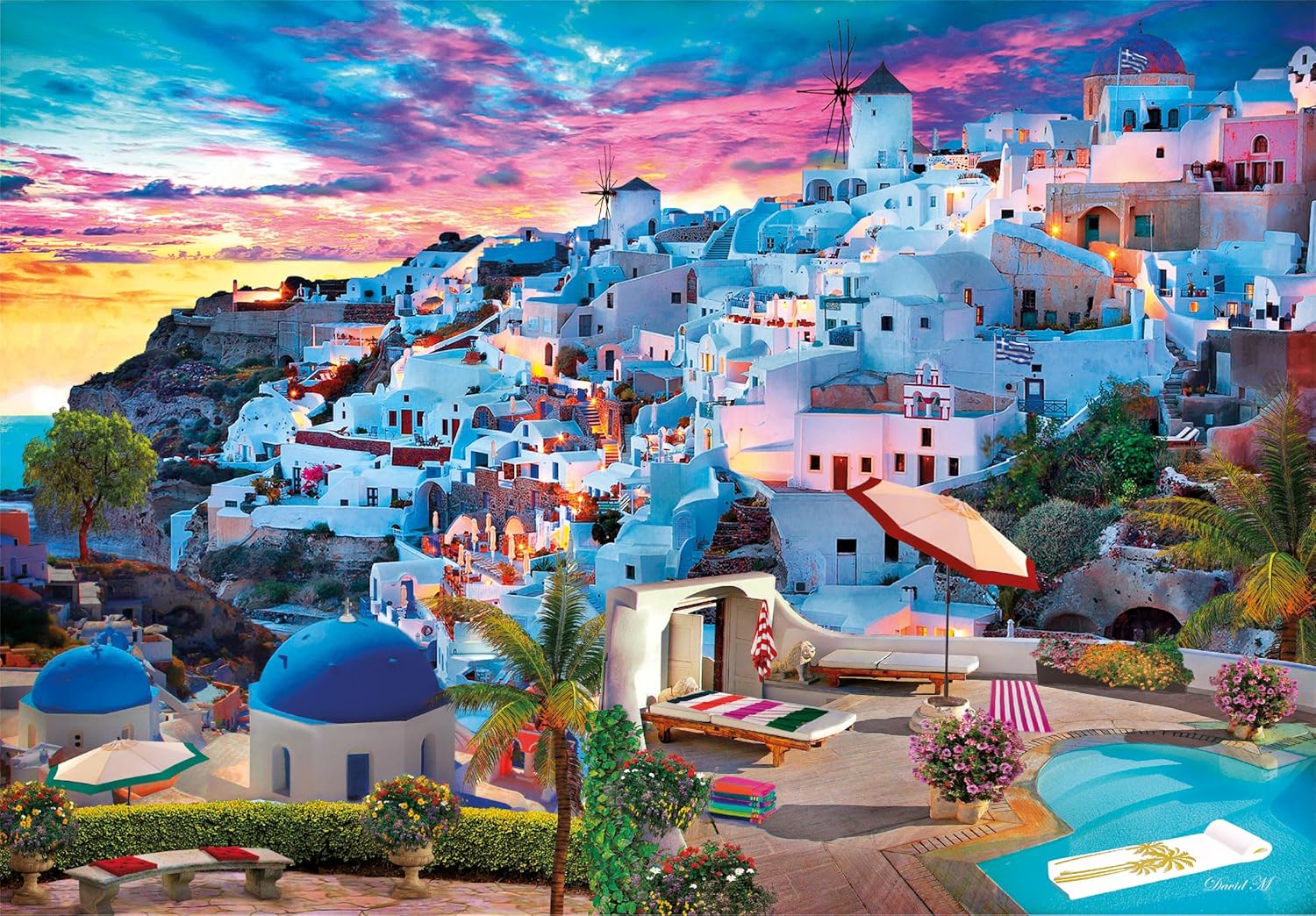 Greece View 500 Piece Jigsaw (Highquality) - Image 2