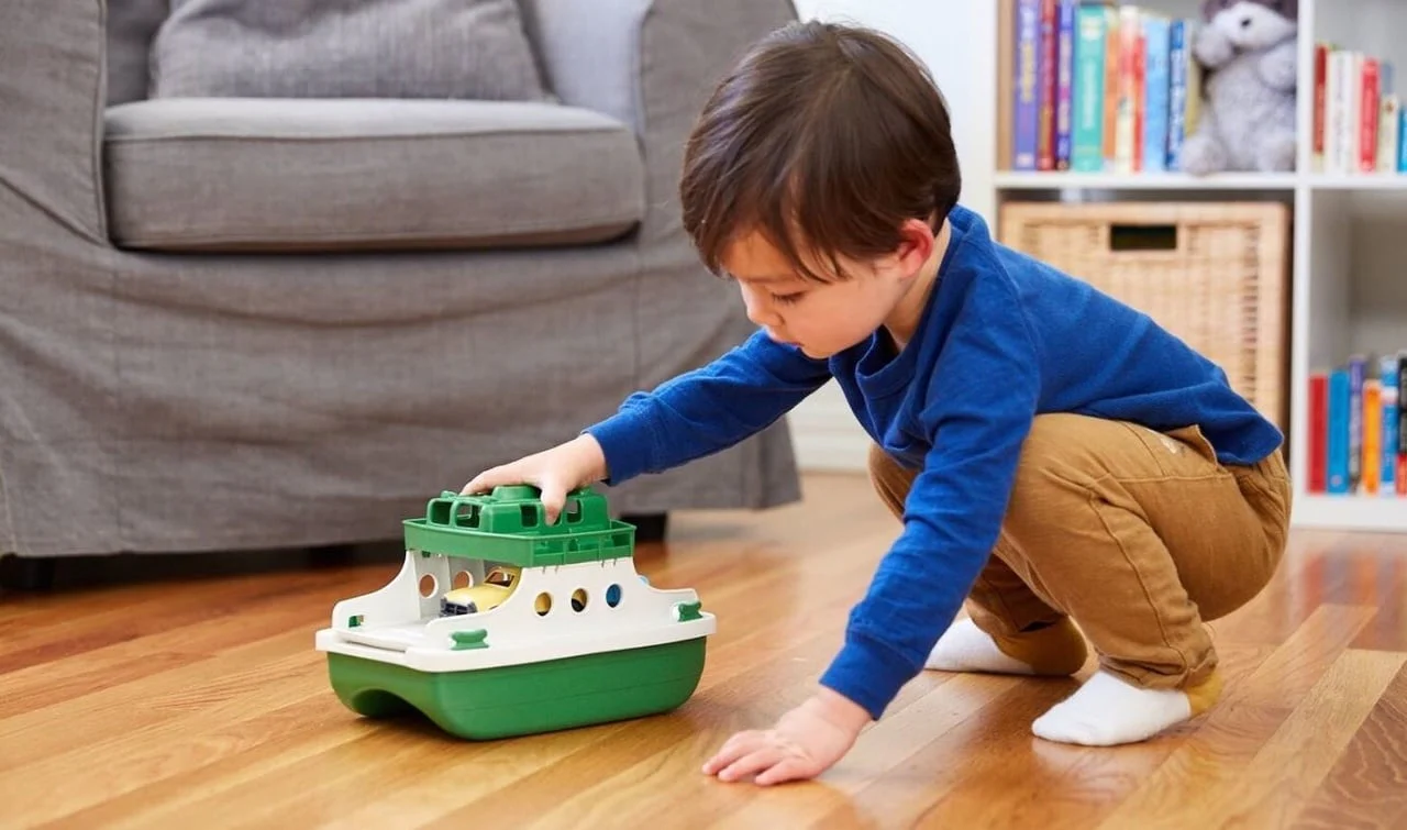 Green Toys - Ferry Boat - Green/White - Image 3