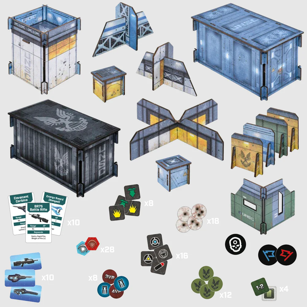 Halo: Flashpoint - UNSC Base Terrain Set (MGHA109) - Image 2