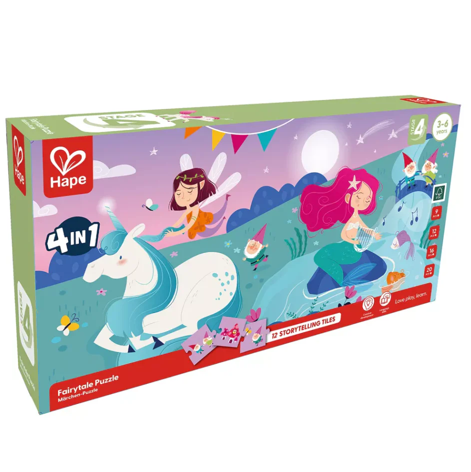 Hape Fairytale Puzzle - 9/12/16/20 Piece Jigsaw