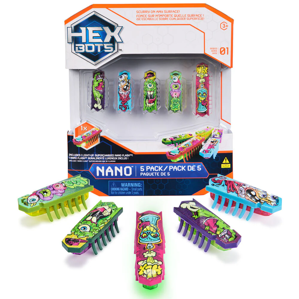 Hex Bots Flash Nano 5 Pack