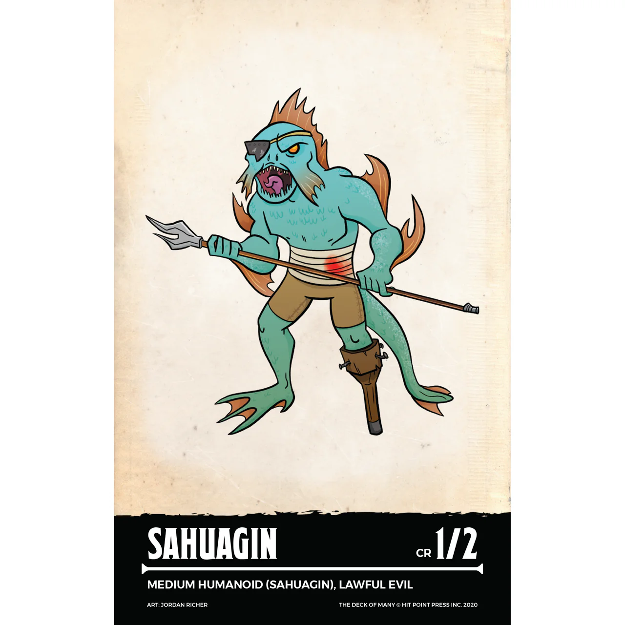 Hit Point Press The Deck of Many: Monsters 6 - 5th Edition D&D 2014 (Reference Cards) - Image 4
