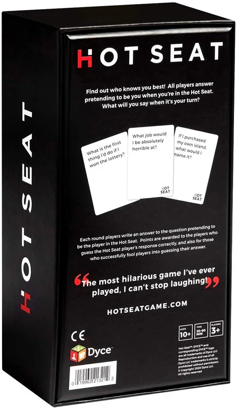 Hot Seat: Card Game - Tuck Box - Image 2