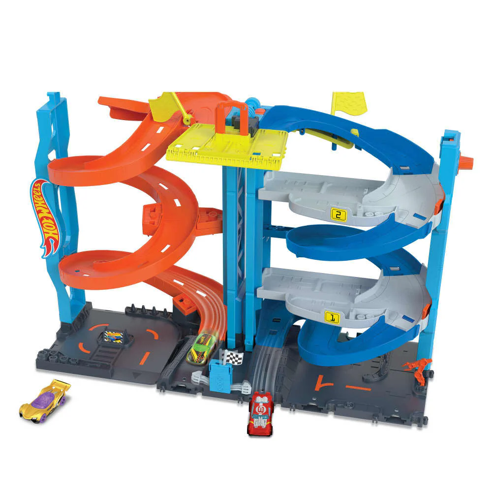 Hot Wheels City 2023 Transforming Race Tower Playset - Image 2