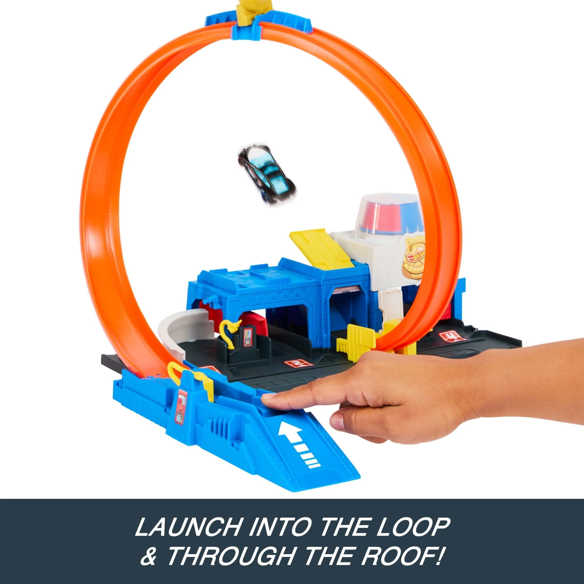 Hot Wheels City Super Police Station Tracks and Playsets - Image 4